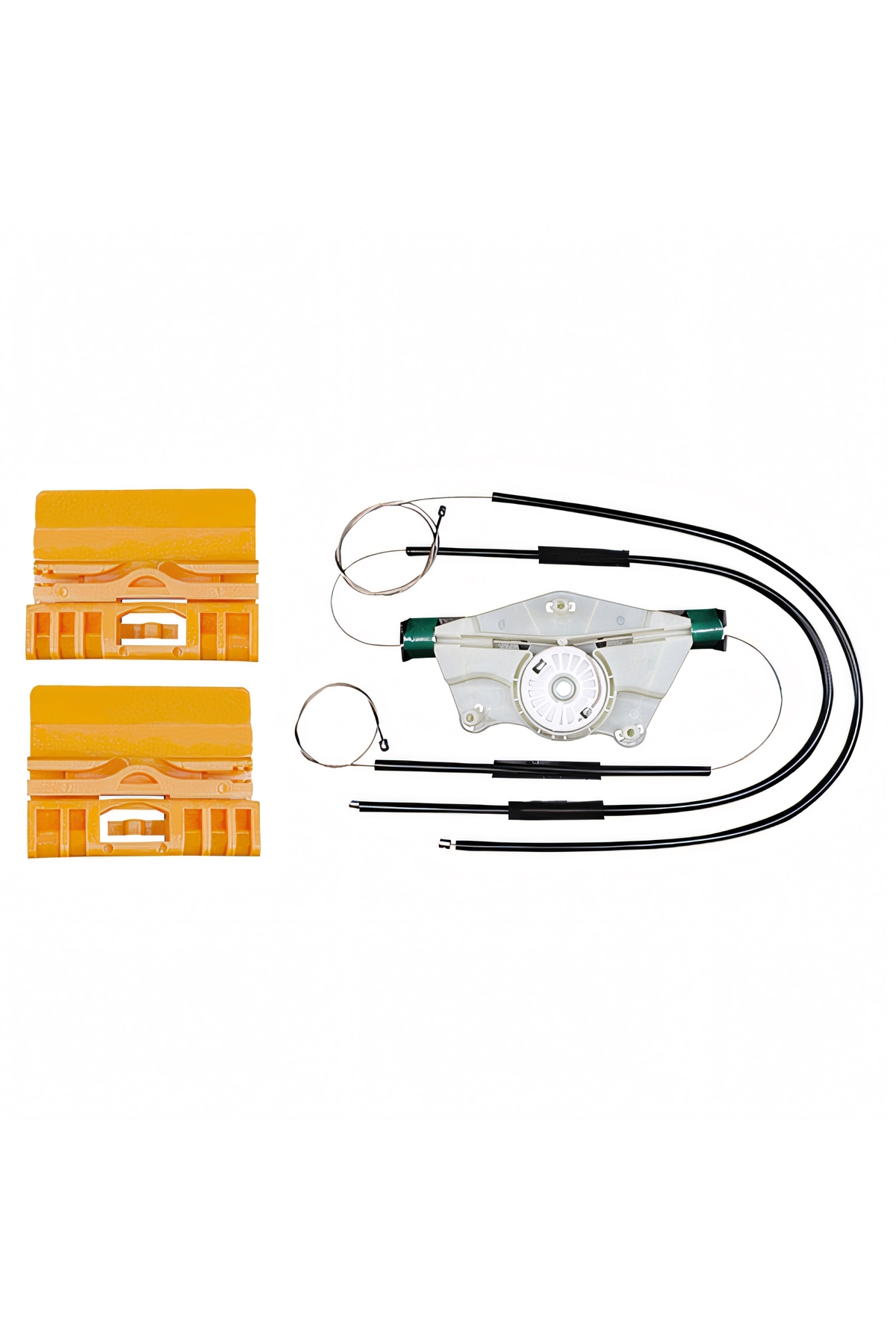 skilit samsun oto kilit Audi A4 Uyumlu B6/b7 Kasa 2002-2008 Arası Ön Sol Kapı Cam Kriko Teli Ve Tamir Seti Kapaklı