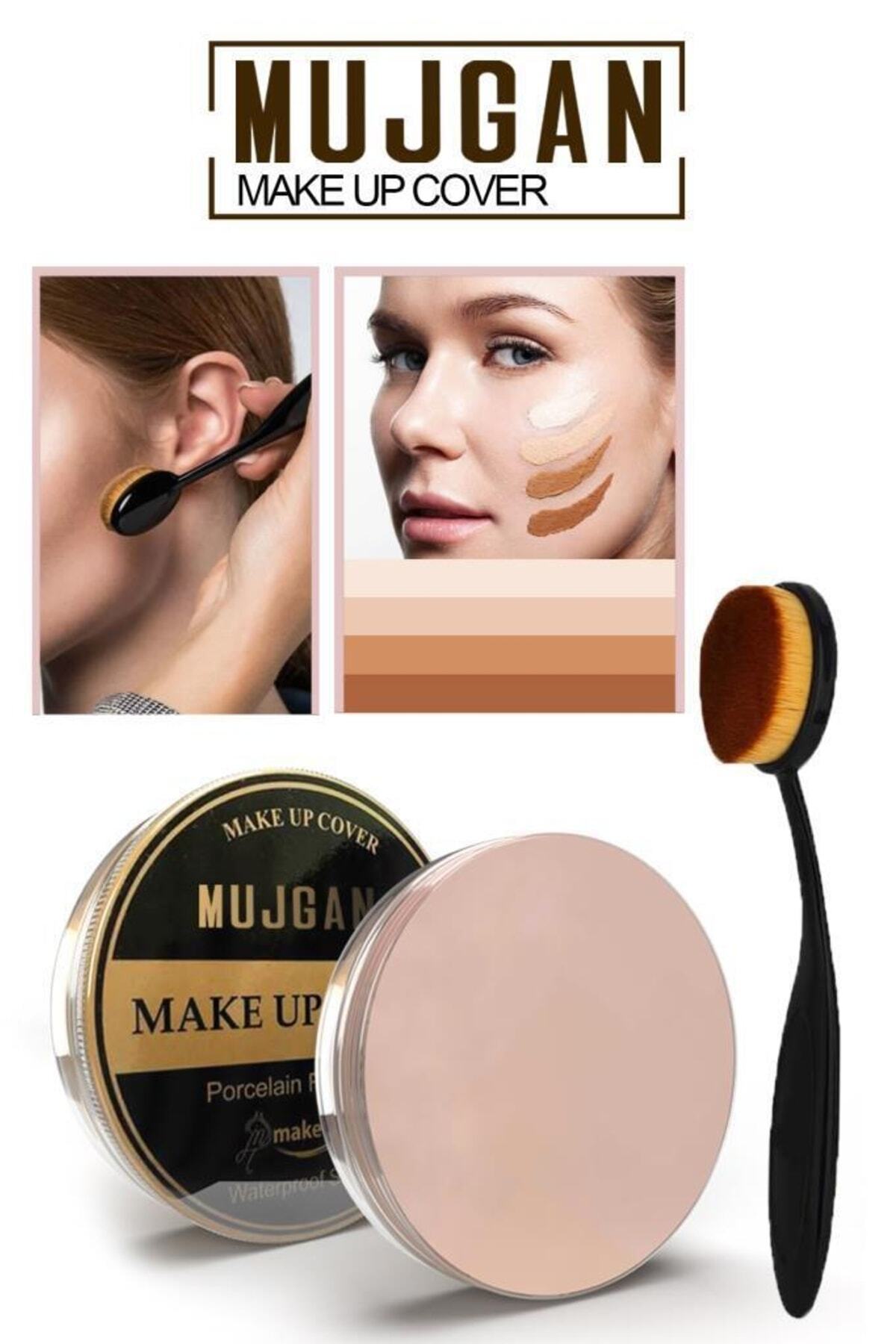 MUJGAN Make Up Cover Porselen Kapatıcı 212 Klasik Kaşık Fırça - Fiyatı, Yorumları