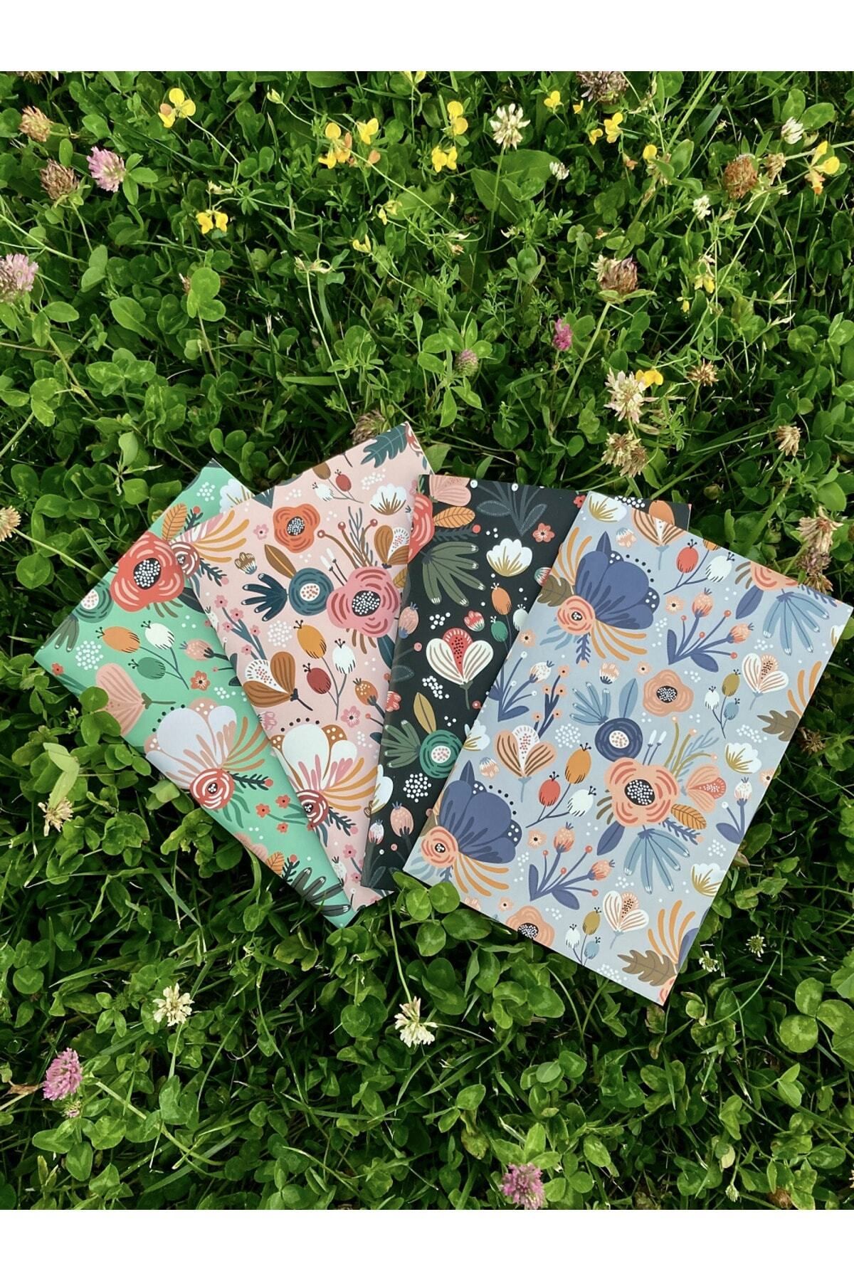 AKILLICA-Unlined Notebook Set 4 Pieces 10x15cm Notebook Set Gift Notebook 2