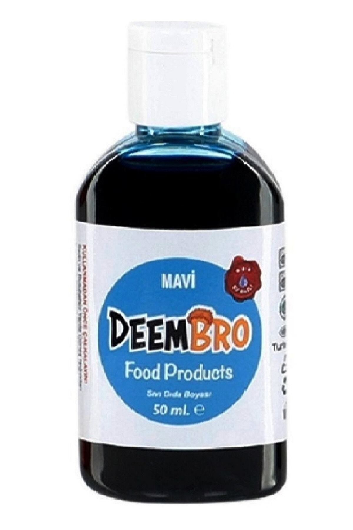 DEEMBRO-مجموعة ألوان طعام 5 قطع 5 ألوان 50 مل × 5 قطع إجمالي 250 مل ألوان طعام سائلة ألوان طعام سائلة 5