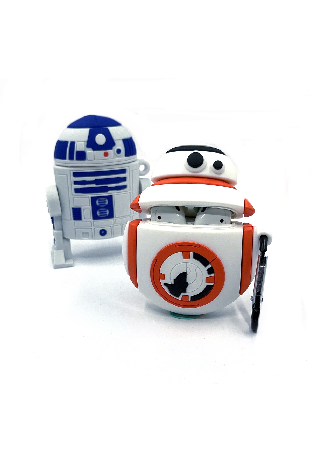 AirPods 1/2. Nesil Uyumlu  Yıldız Savaşları Robot BB8 Tasarımlı  Kılıf 6