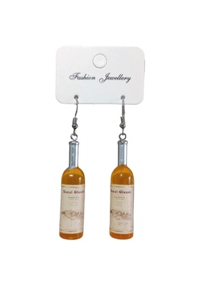 Selin Yalçınkaya Tasarım Minyatür Şişe Küpe No:7