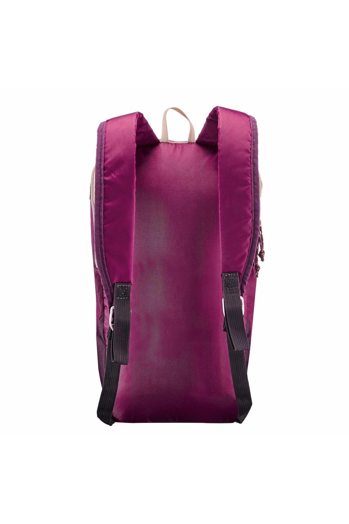 کوله‌پشتی Decathlon دکاتلون Quechua کچوا 10 لیتر کوله‌پشتی اسفنجی بنفش و بند شست برای مناسب طبیعت‌گردی اورجینال - تصویر 5