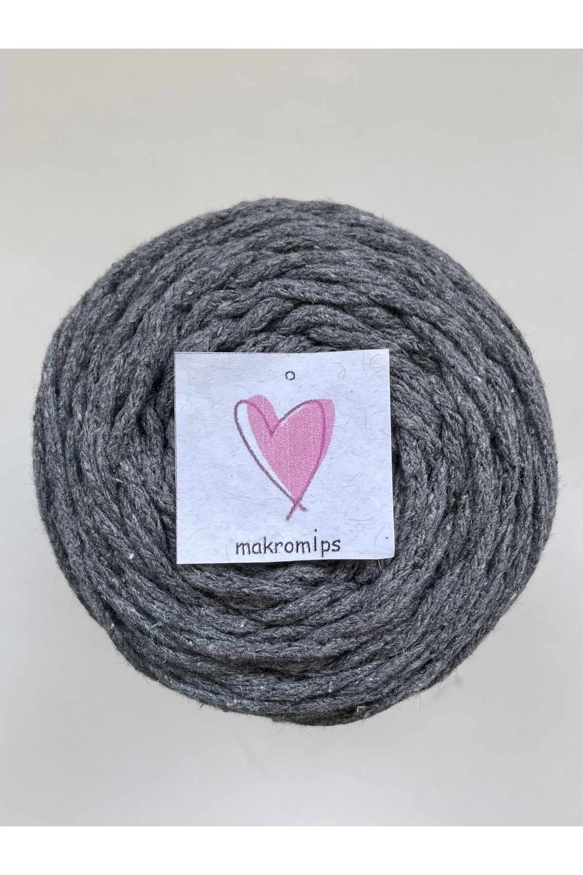 Makromİps-MACROME STRING (250gr-185m-2mm) PREMIUM COTTON COTTON ROUND HOBBY BAG STRING STRING 2