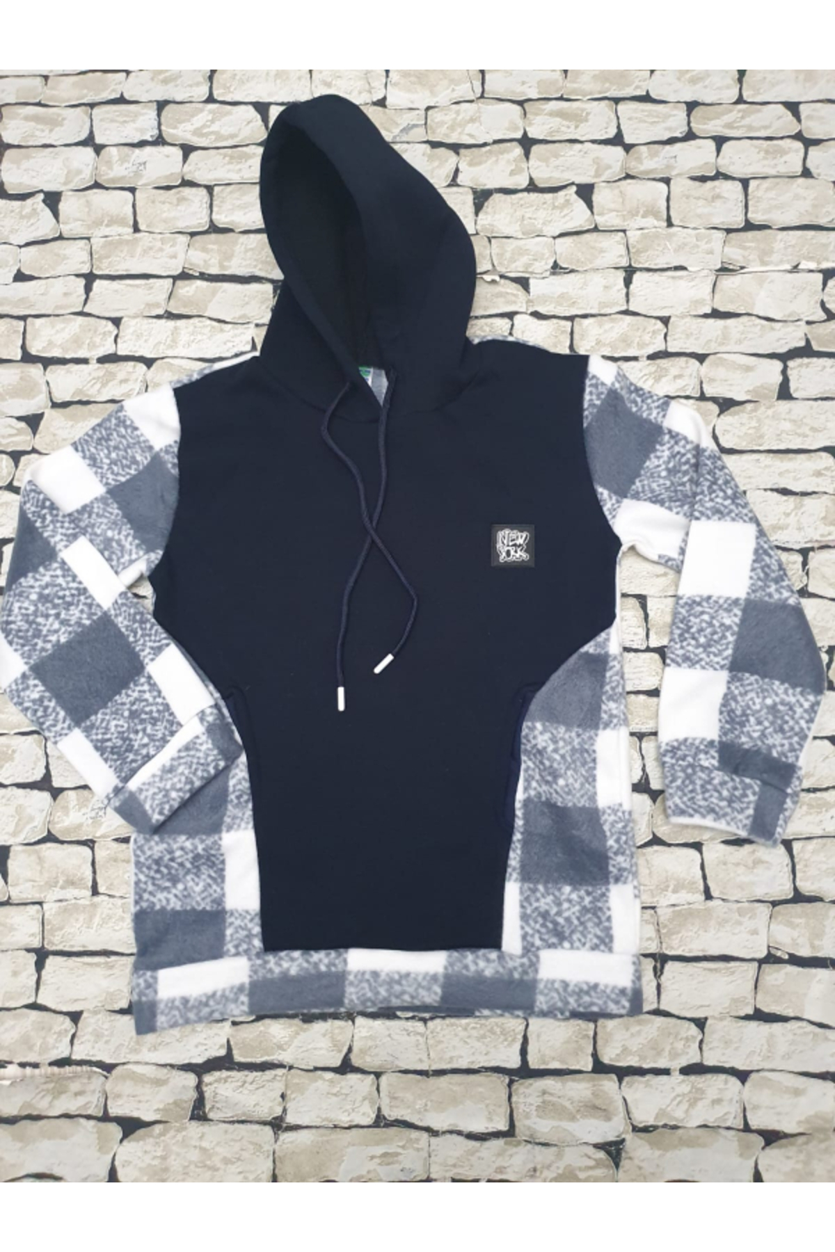 سویشرت پسرانه آبی سرمه ای rainkids | Yumuşak Bir Battaniye Gibi اورجینال - تصویر 3