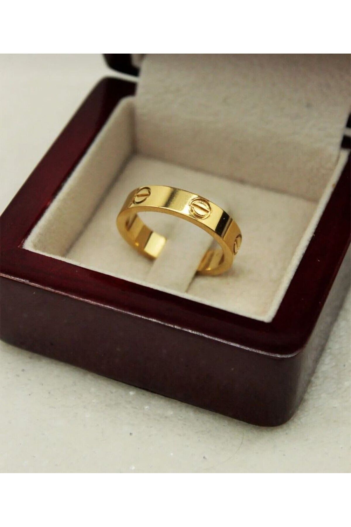 Accessories Thick Gold Without Stones. Ring Trendyol
