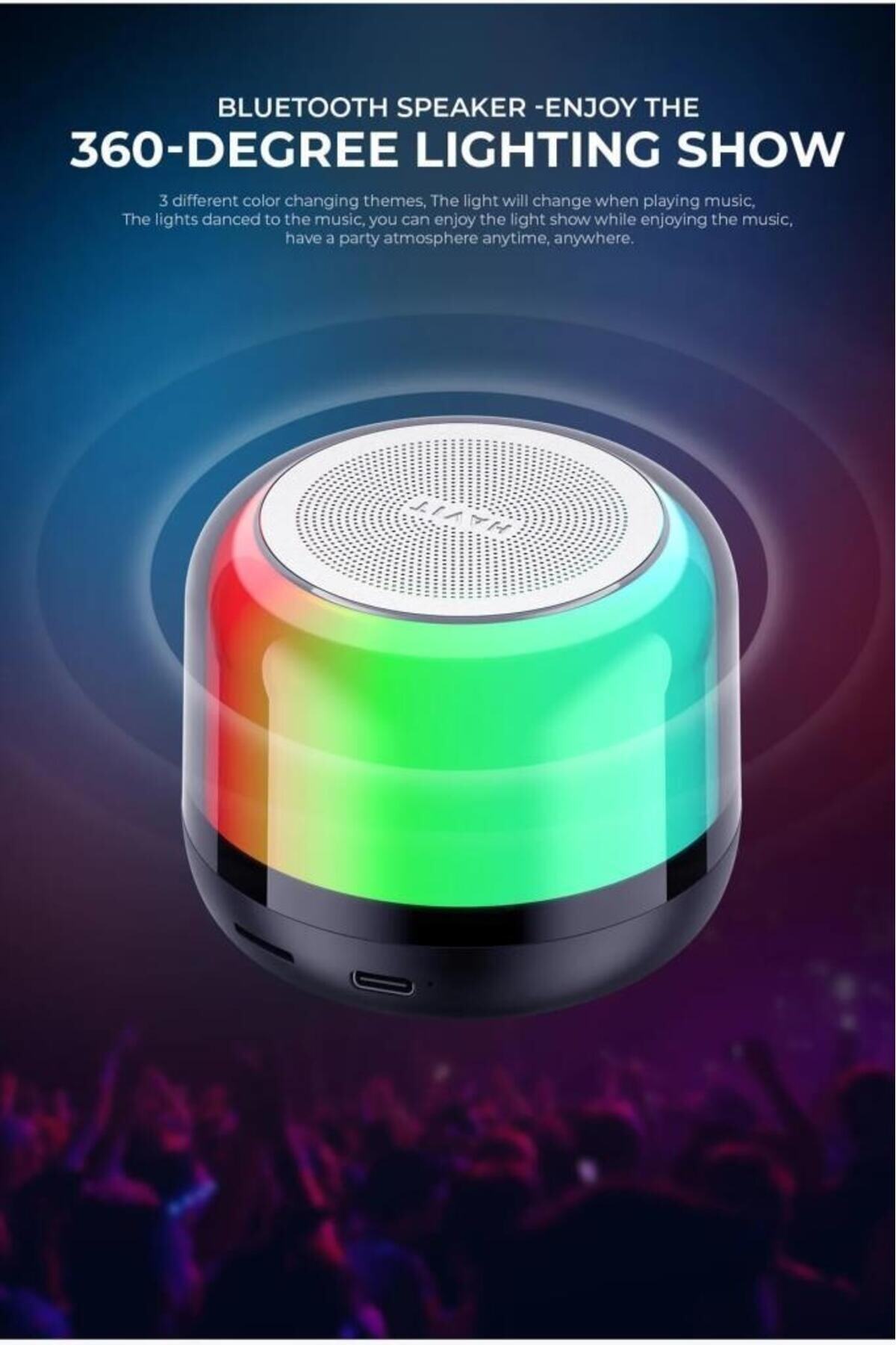 SK887BT Holo Dark Bluetooth Hoparlör 5