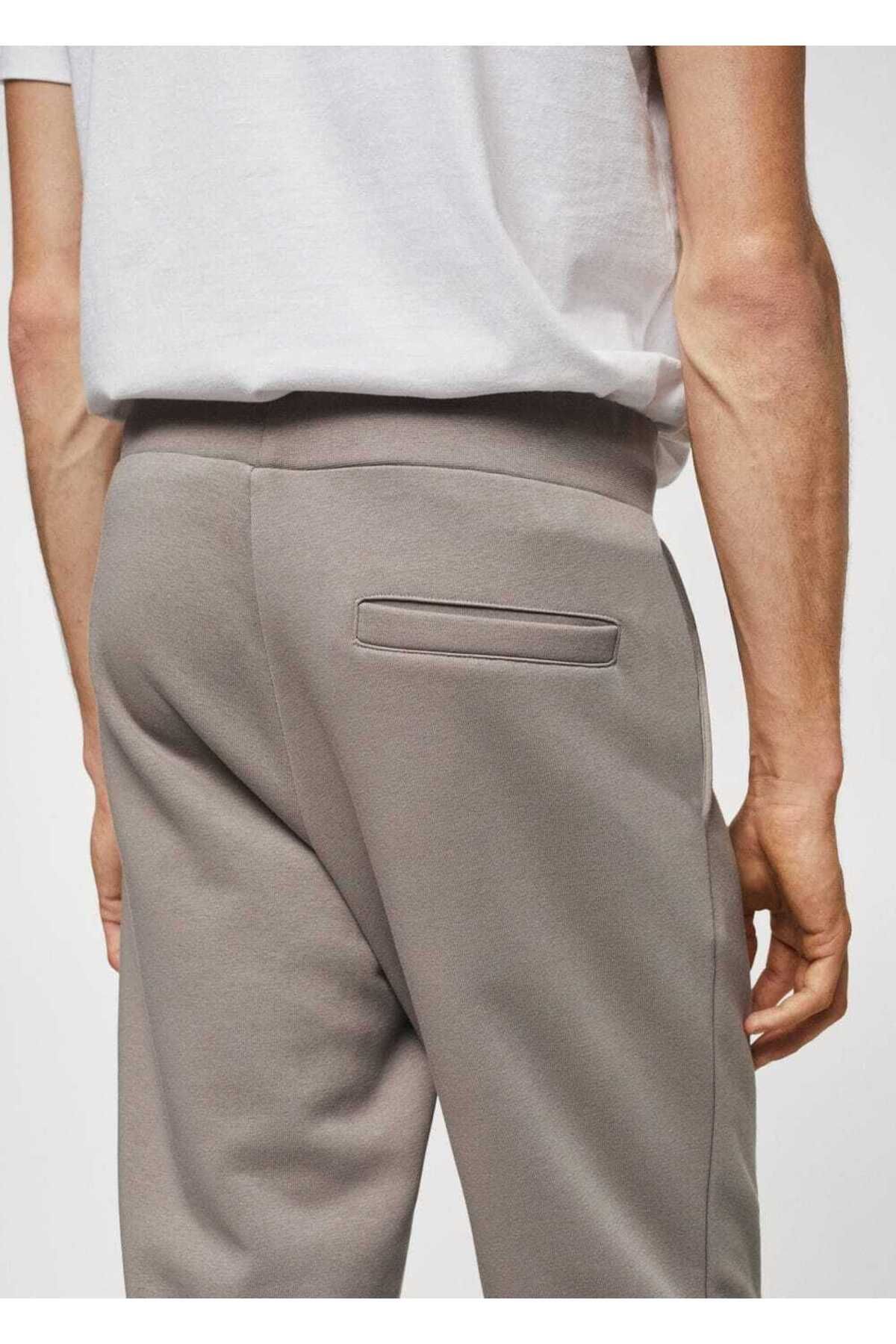 MANGO Man-Βαμβακερό παντελόνι Jogger 5