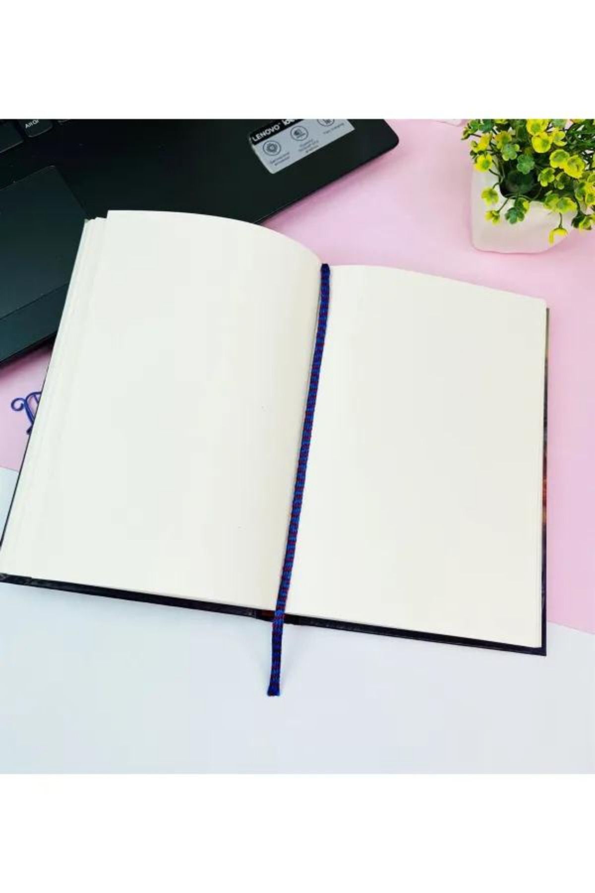 Yeni1Trend-Halledicem But Thick Book Looking Non-Lined Diary, Note and Memory Notebook 6