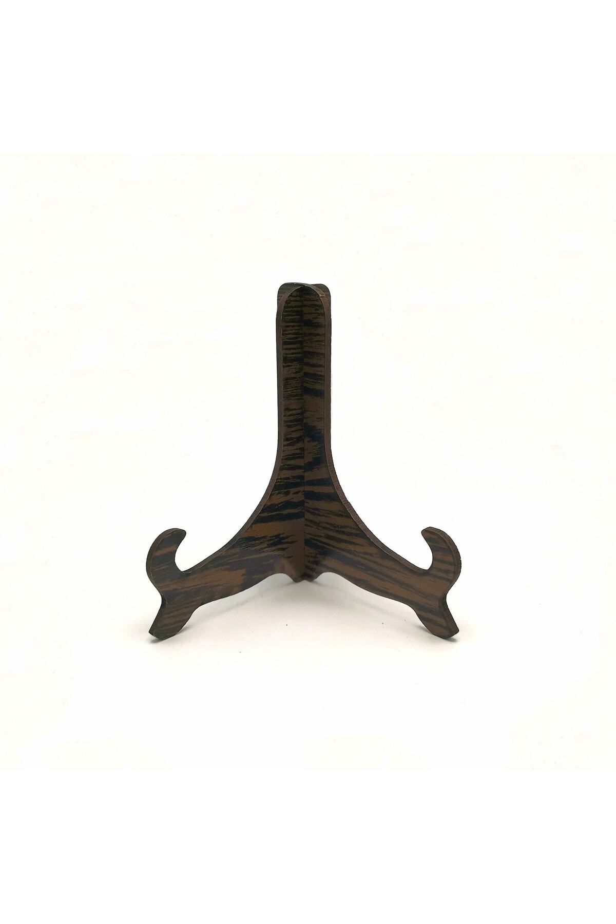 Wooden Mdf Frame Plate Display Leg, Stand ,knight 11 Cm ,dark