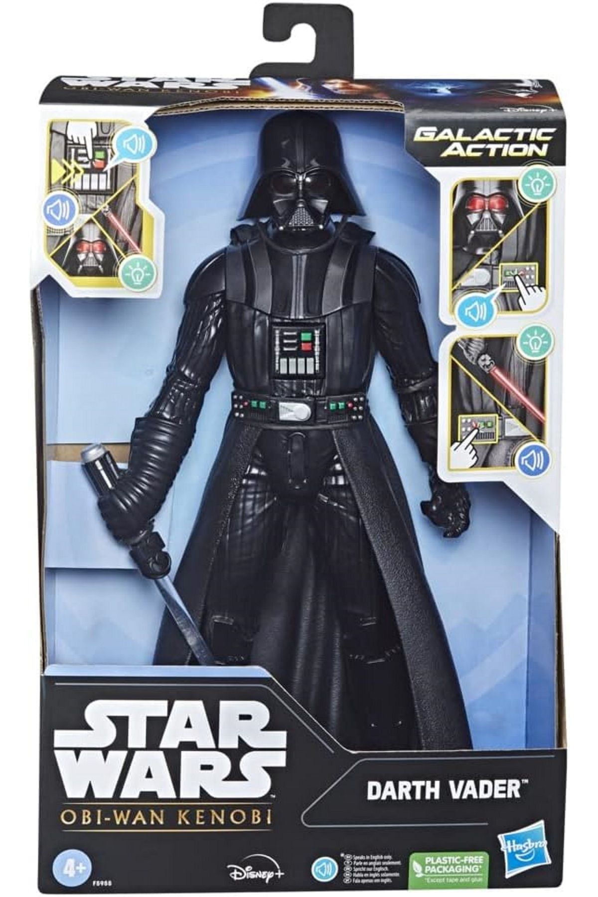 Tower Toys-Star Wars Galactic Action Darth Vader 30 cm Interactive Electronic Action Figure with Sound and Light 2