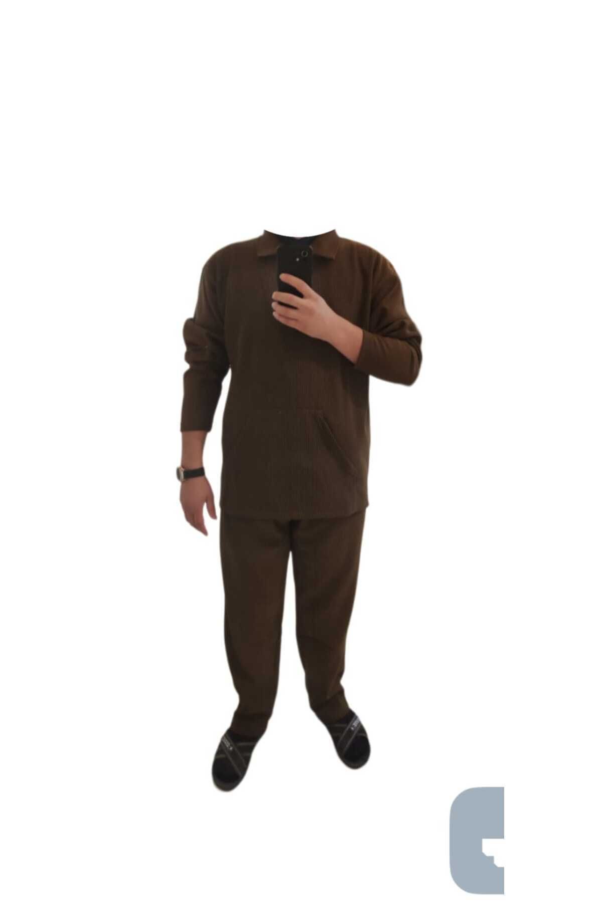 Ego-Winter Tracksuit Set Top and Bottom 3