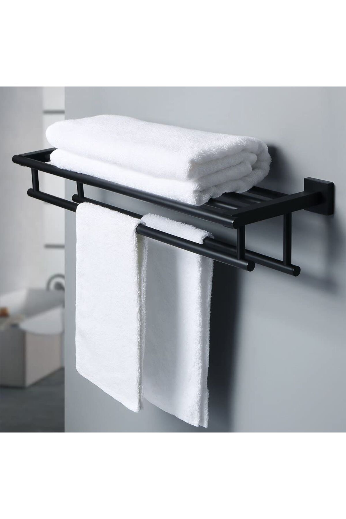 Genel Markalar Havluluk Banyo Havlu Askısı Metal Duvar Askısı