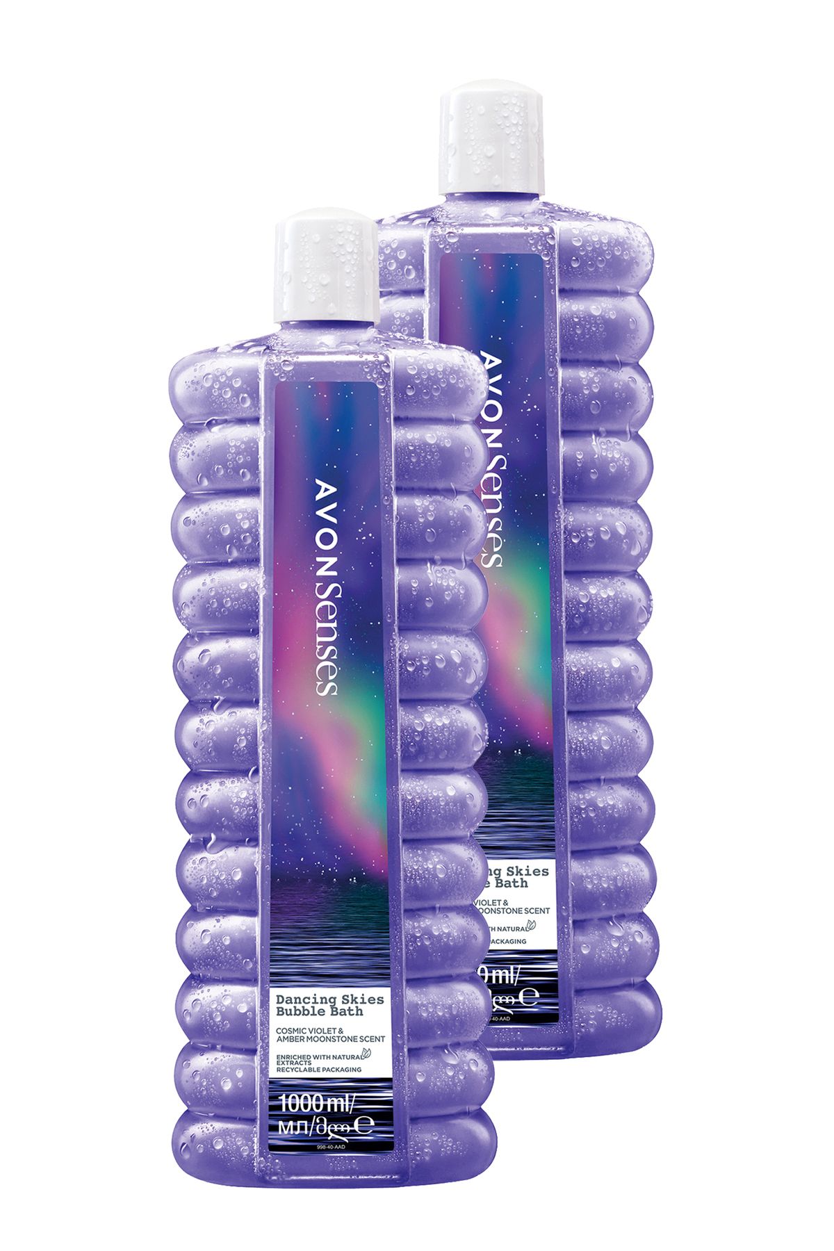 فوم حمام معطر Senses Dancing Skies Violet و Raspberry 1 Lt. Avon