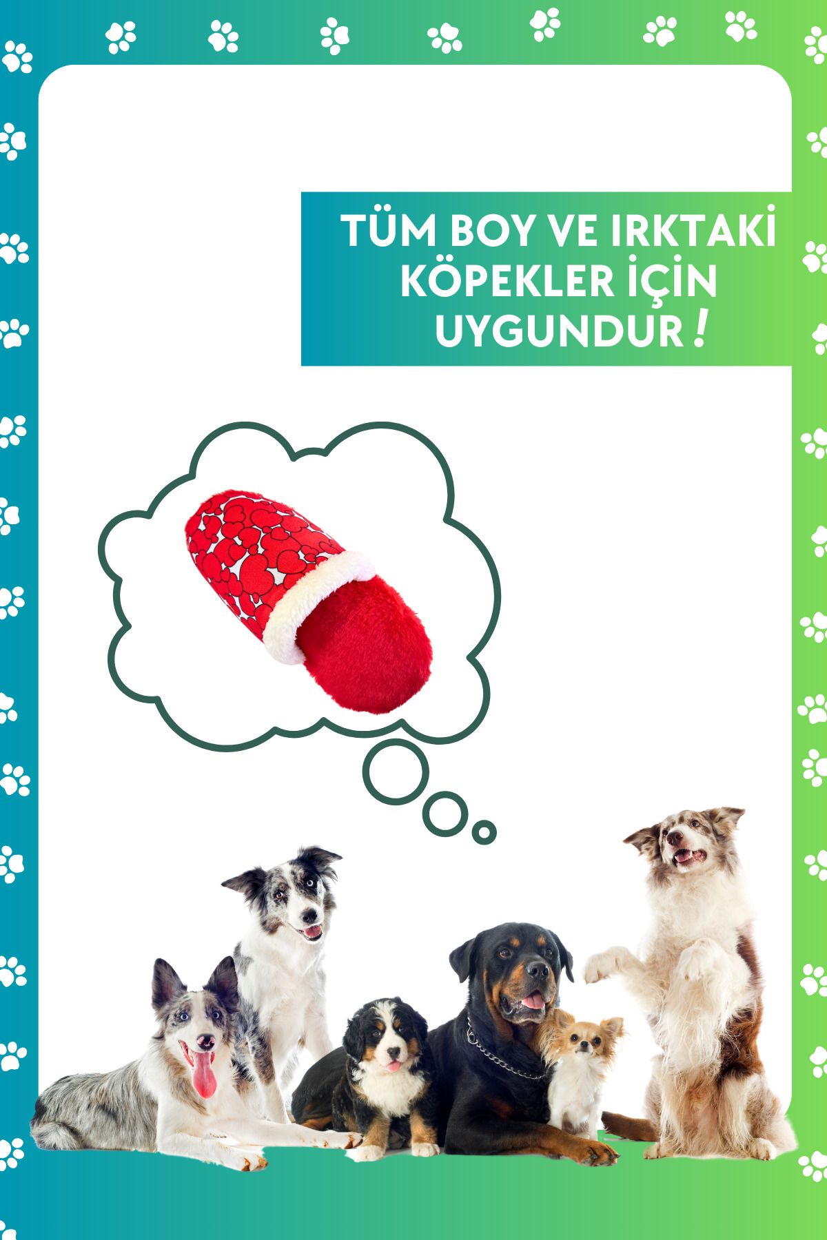Havhav-Heart Patterned Plush Slippers with Food Storage Sound Dog Toy Interactive Dog Intelligence Toy 6