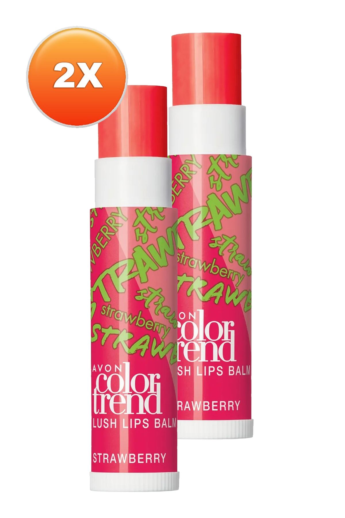 ست دوبل بالم لب توت فرنگی رنگ ترند Avon