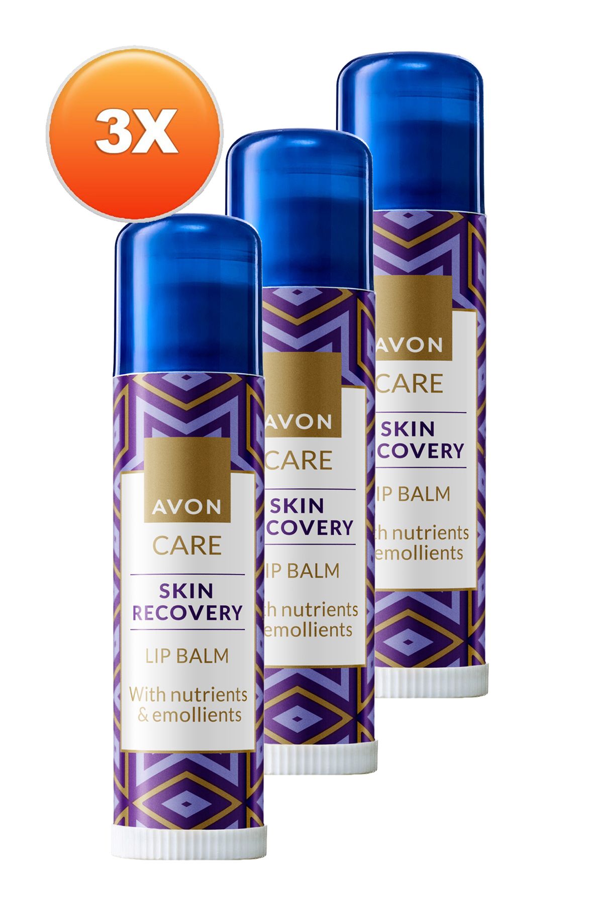 ست سه گانه بالم لب مراقبت از پوست Avon