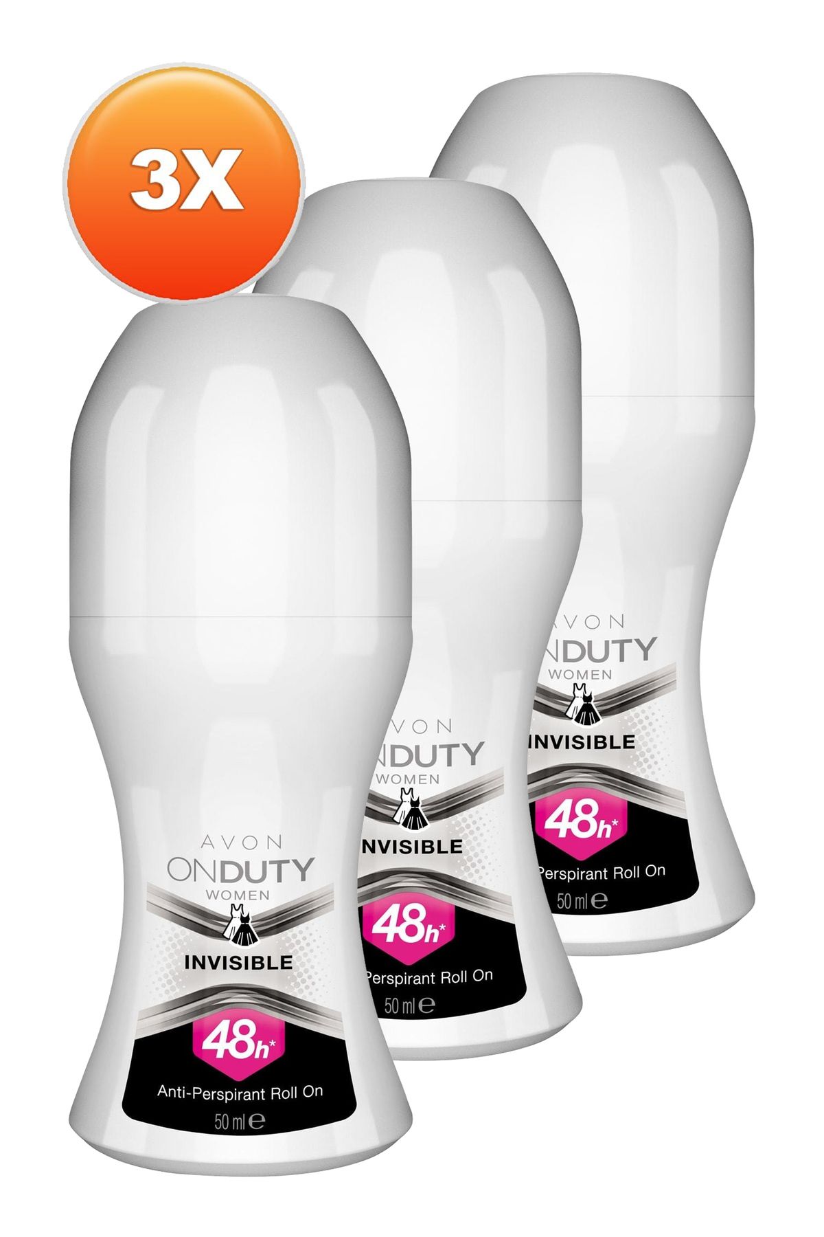 دئودورانت و رول آن زنانه ONDUTY نامرئی رولون 50 میل. مجموعه سه گانه Avon