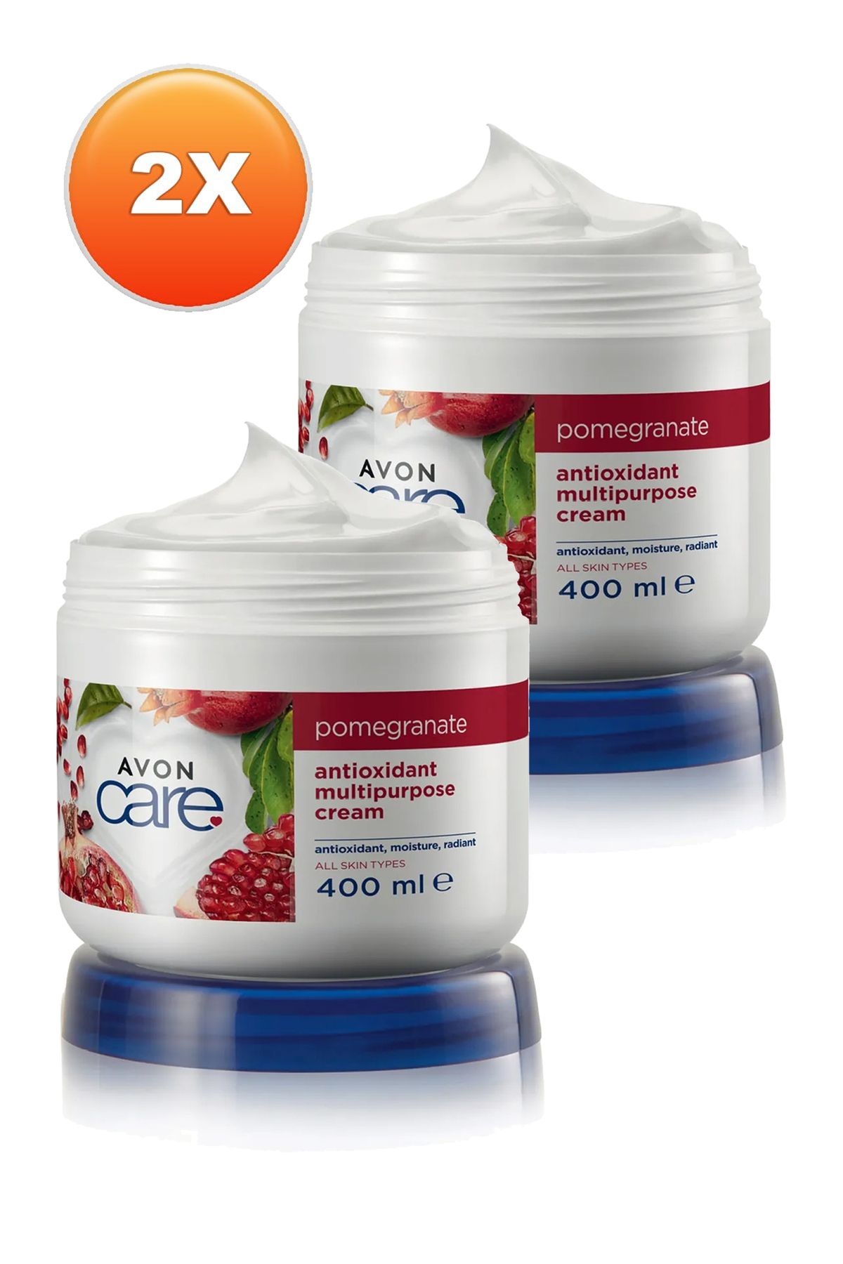 کرم چند منظوره Care حاوی عصاره انار 400 میلی لیتر. مجموعه دو تایی Avon