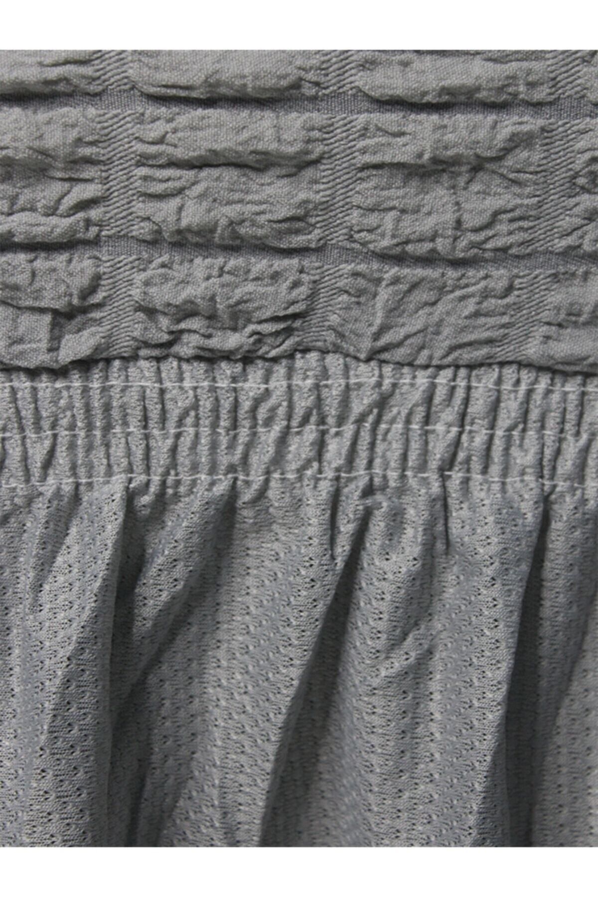 روکش صندلی خاکستری کیس Lycra شستشوی دامن قابل شستشو 6pcs Burumcuk Grey HEYTGAH