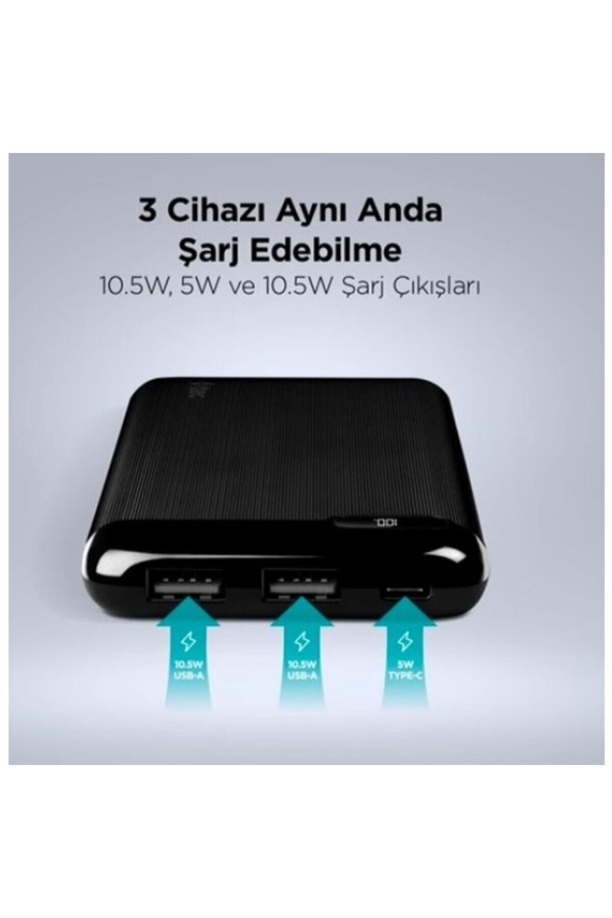 2bb183s Powerslım Lcd 10.000 Mah Taşınabılır Şarj Aletı / Powerbank 3