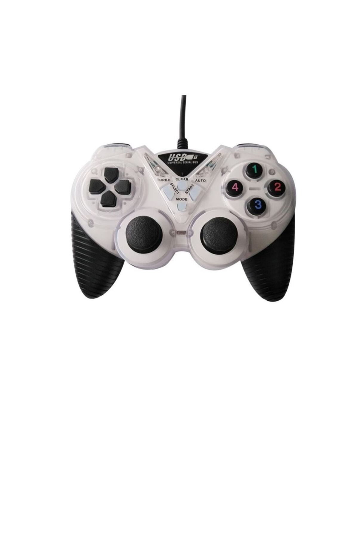 Pc Uyumlu Usb Dual Shock Titreşimli Joystick Oyun Kolu Gamepad 2
