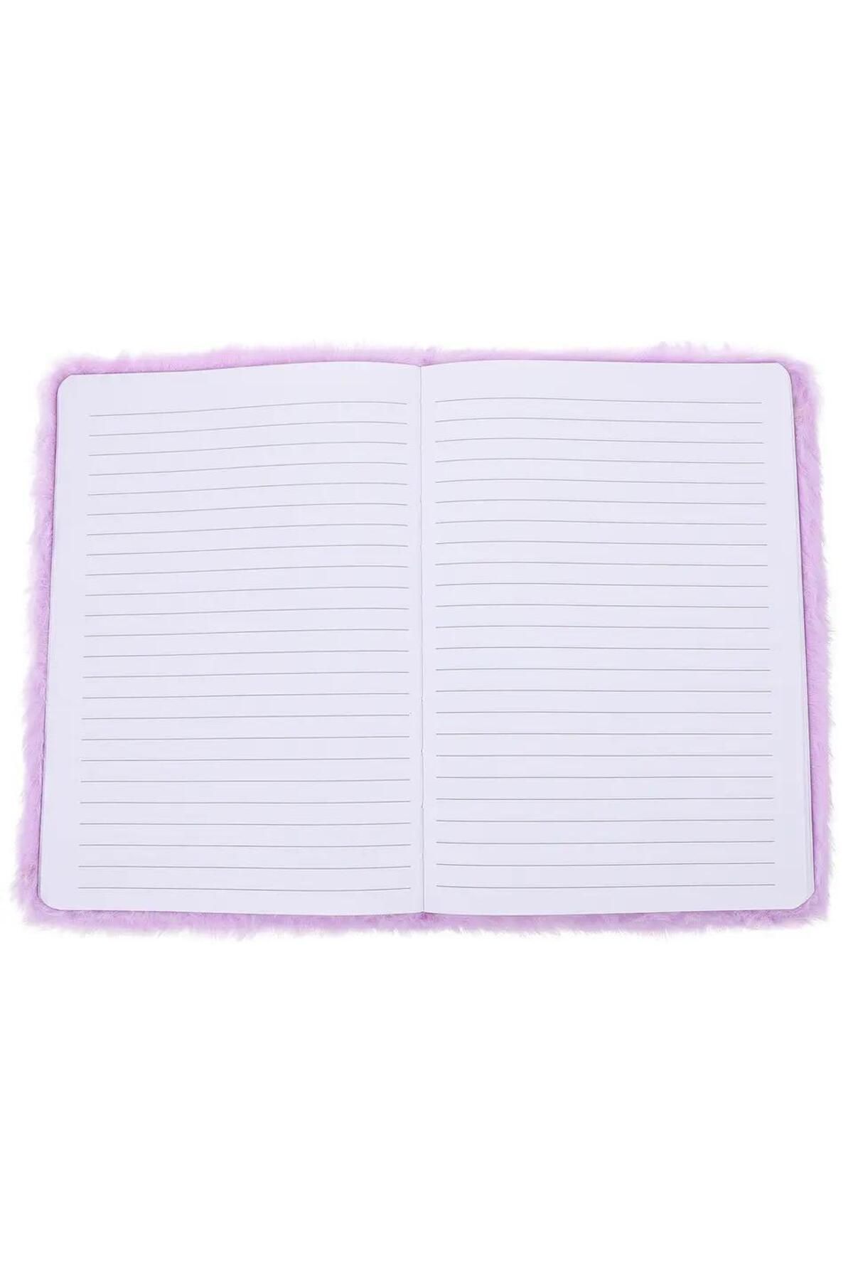 BLA GROUP-Cute Plush Unicorn Notebook, Memory Book, Memory Book, Diary 4