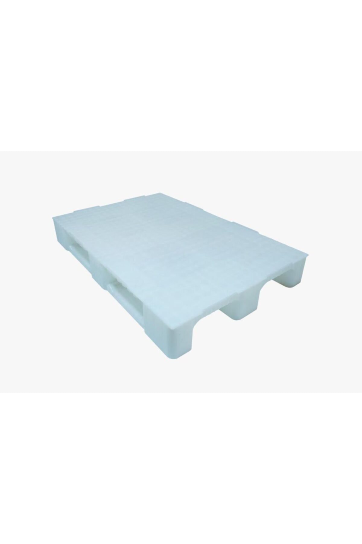 Hira Plastik Plastik Palet Beyaz 3 Kızaklı Raf Paleti 80x120x15 Cm 13 Kg