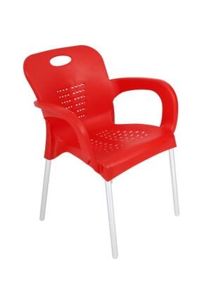 Kırmızı Nil Kollu Sandalye 1 Adet TEKLİ NİL KIRMIZI