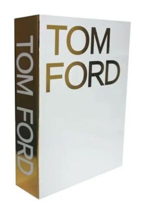 Tom Ford Dekoratif Kitap Kutu Gold/beyaz KİTAP-KUTU