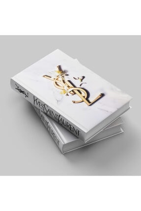 Yves Saint Laurent Dekoratif Kitap Kutusu - Yves Saint Laurent Decorative Book Boxes ( Cococh.co ) kukakitapkutusu-C554