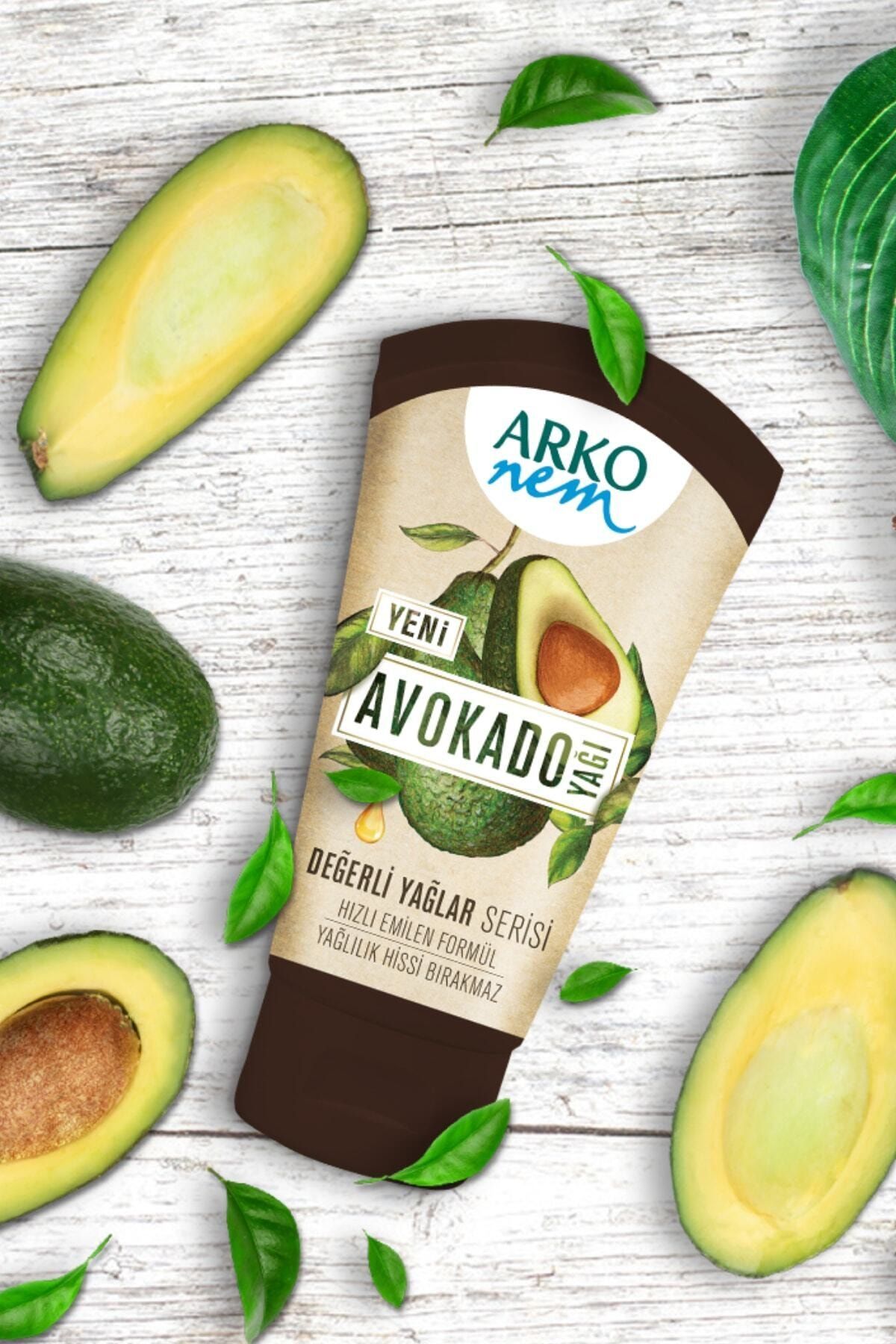 ARKO Nem Nem 3'lü Değerli Yağlar Avokado Yağı 3x60 Ml QN7672