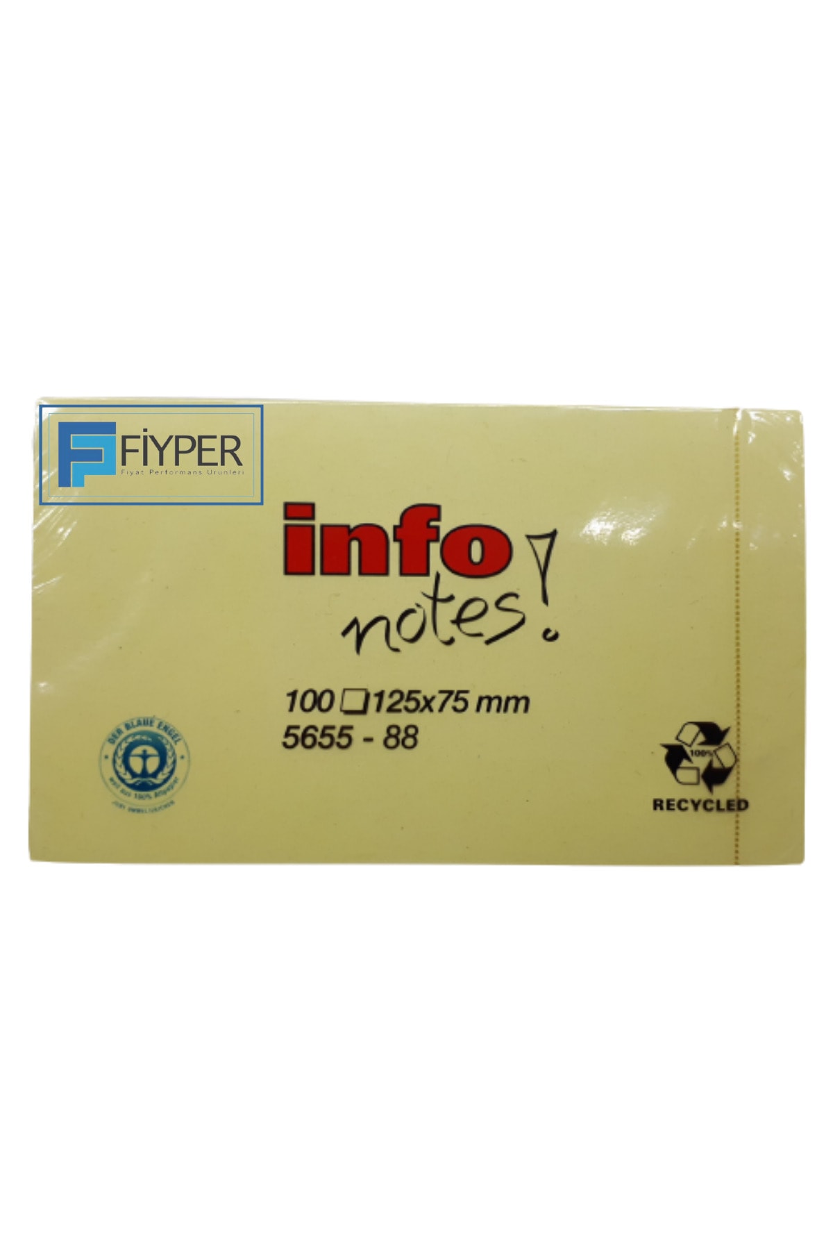 FİYPER Yapışkanlı Not Kağıdı 125mmx75mm
