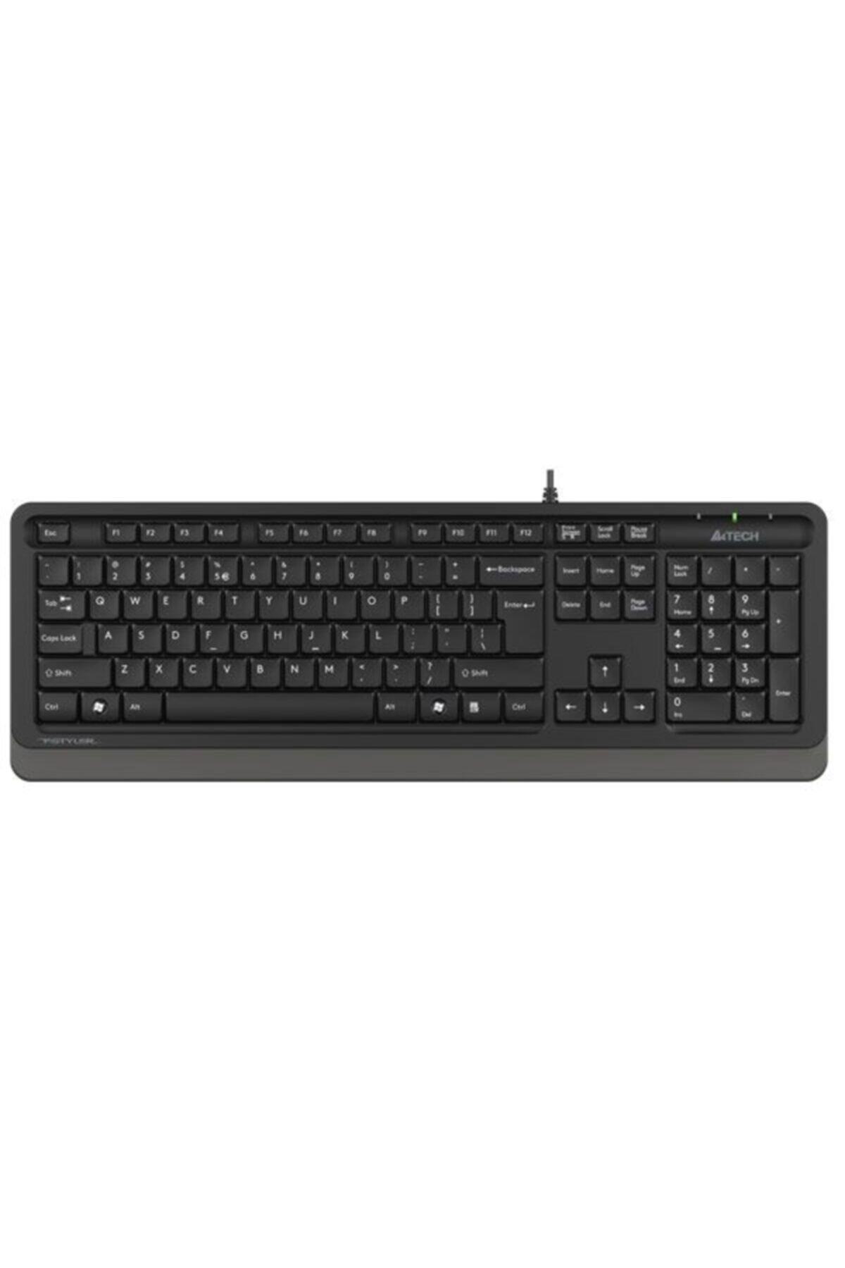 A4 Tech Fk10 Grey Fstyler Türkçe Q Usb Kablolu Klavye