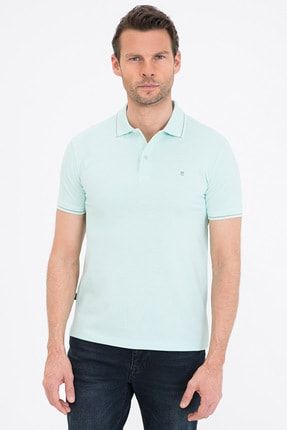 Mint Yeşili Slim Fit Basic Polo Yaka T-Shirt G021GL011.000.1286361
