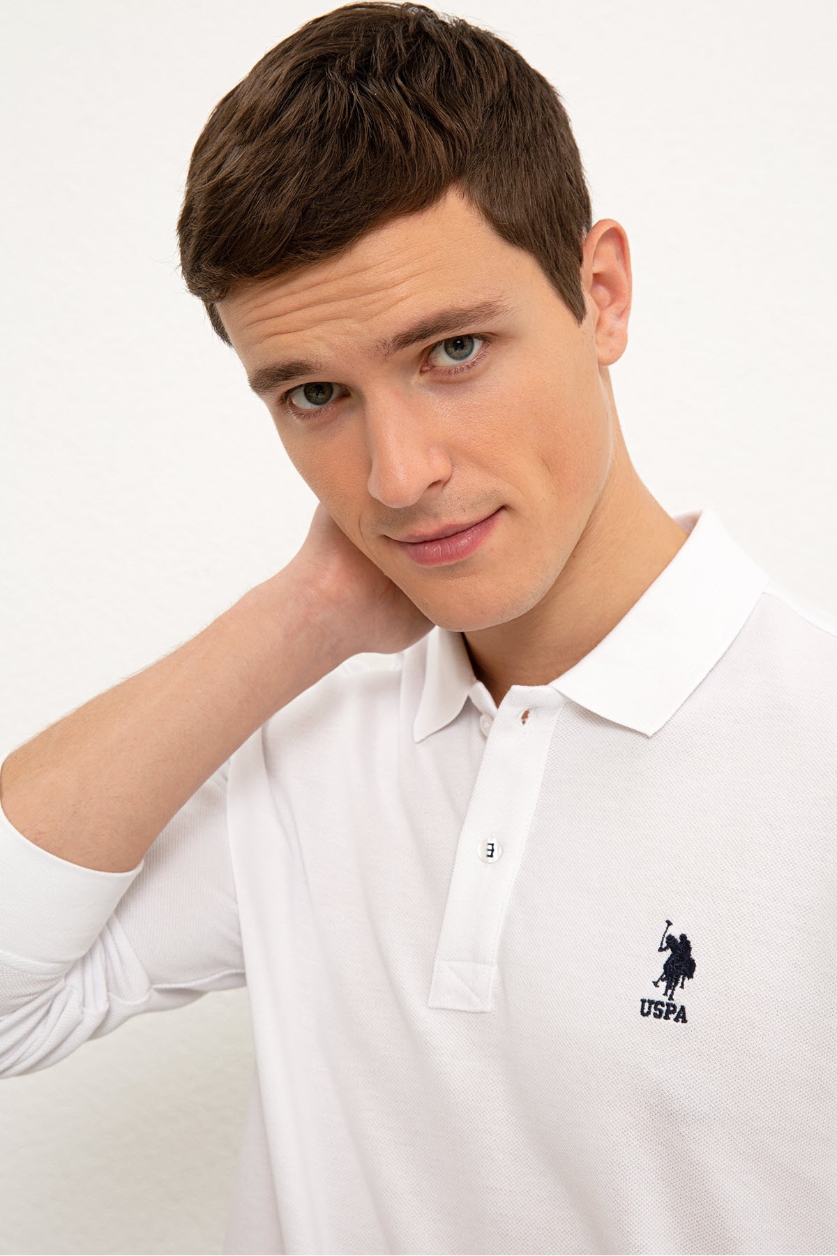 سویشرت مردانه سفید یو اس پولو | G081SZ082.000.1082465 اورجینال - تصویر 2