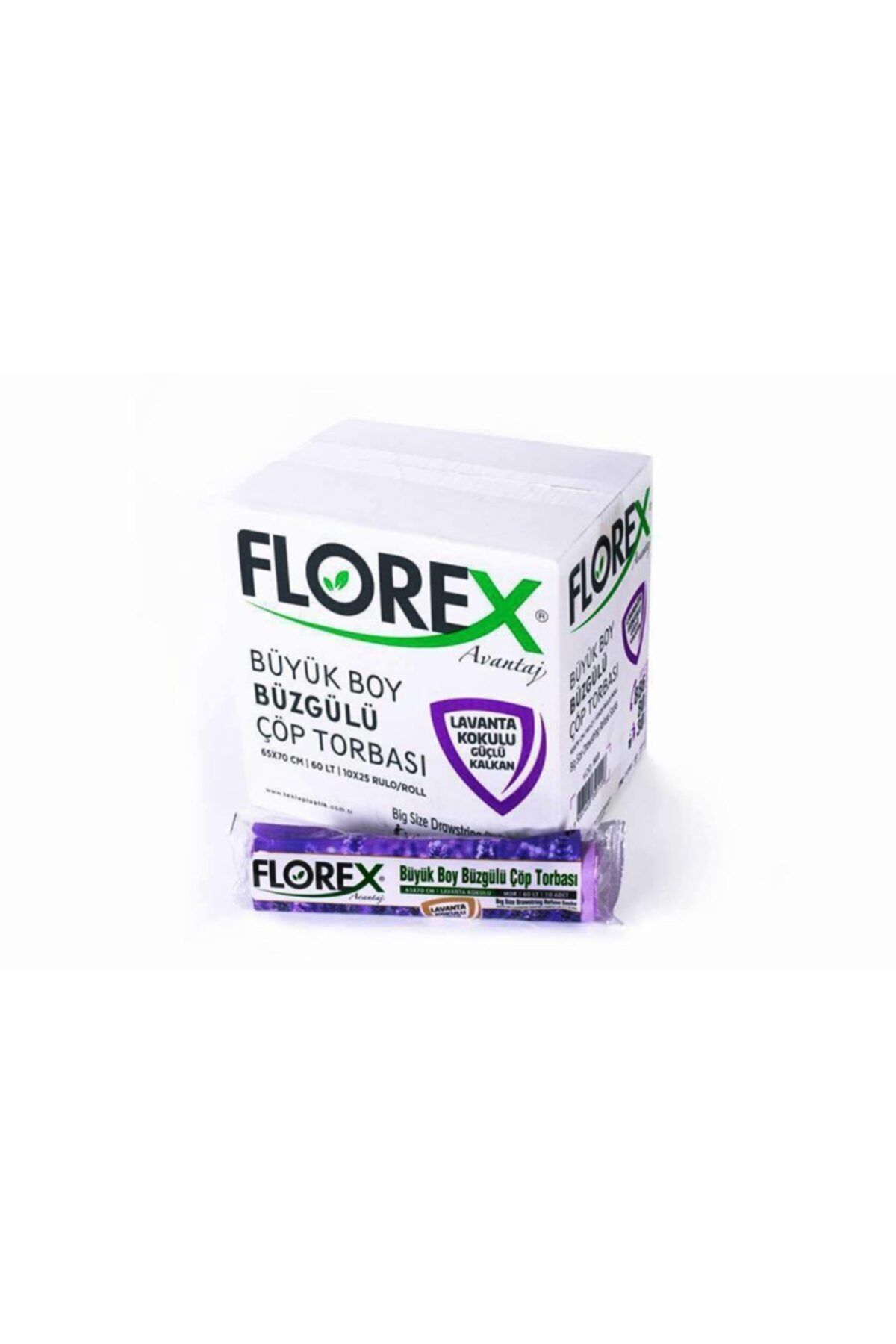 Florex-Drawstring Large Size Lavender Scented Garbage Bag 65x70 2