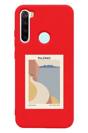 Xiaomi Redmi Note 8 Lansman Palermo Desenli Telefon Kılıfı MİN8LN-098