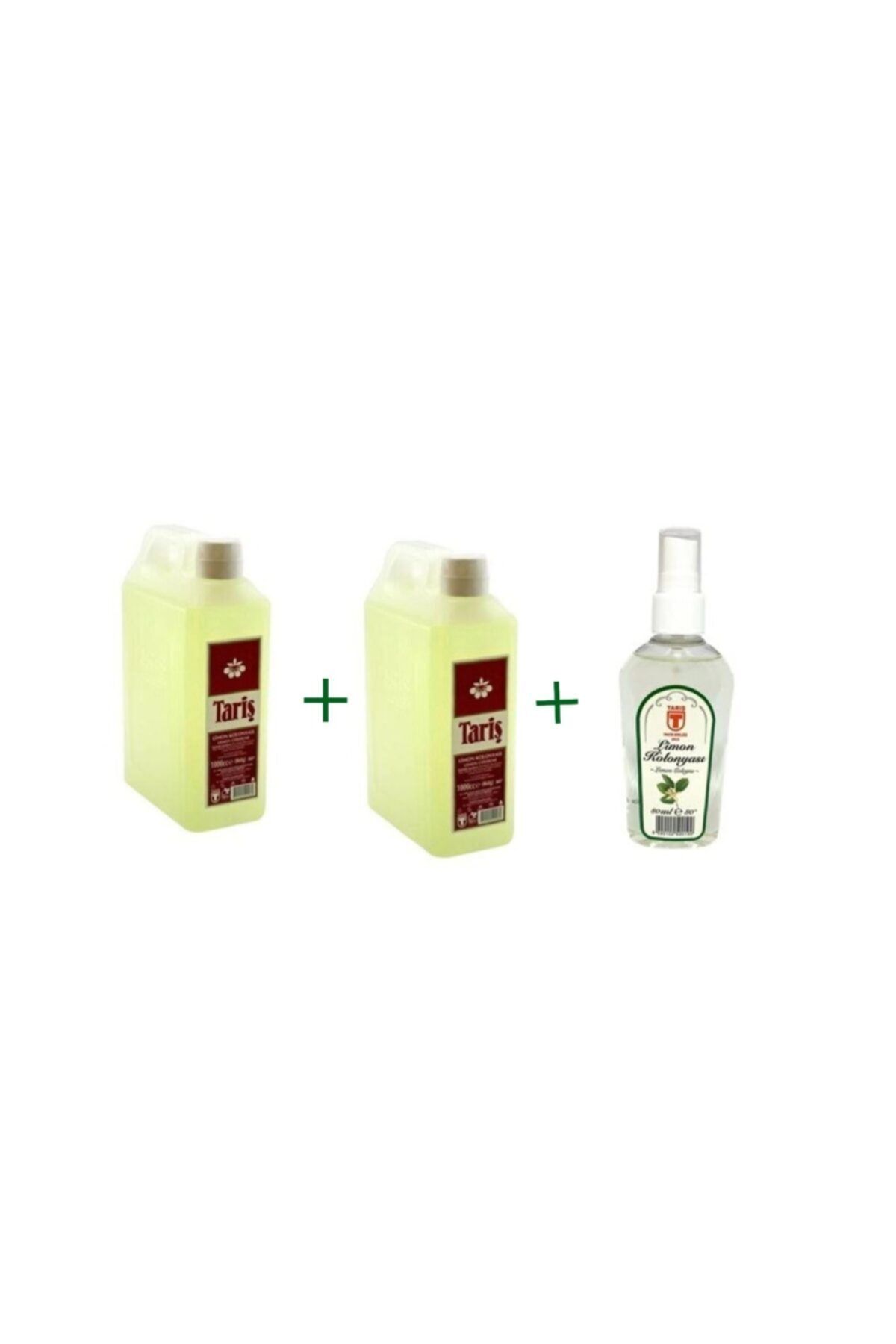 ادکلن لیمویی 2 X 1 لیتری + ادکلن اسپری 80 سی سی Tariş