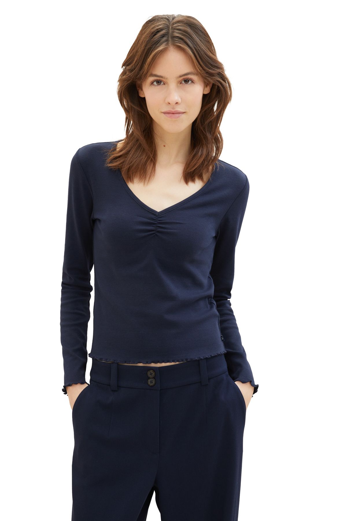 Tom Tailor Denim Sky Captain Blue Tricou Pentru Adulți Femeie - M