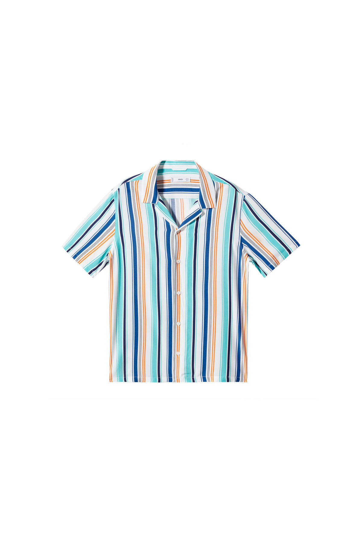 پیراهن مردانه رنگارنگ منگوMANGO Man | 47047838 اورجینال - تصویر 4