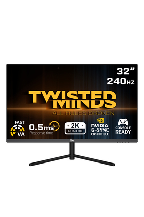 Twisted Minds 32" TM32QHD240VA QHD 2K 240HZ 0,5MS HDMI DP HDR10 GAMING MONİTÖR