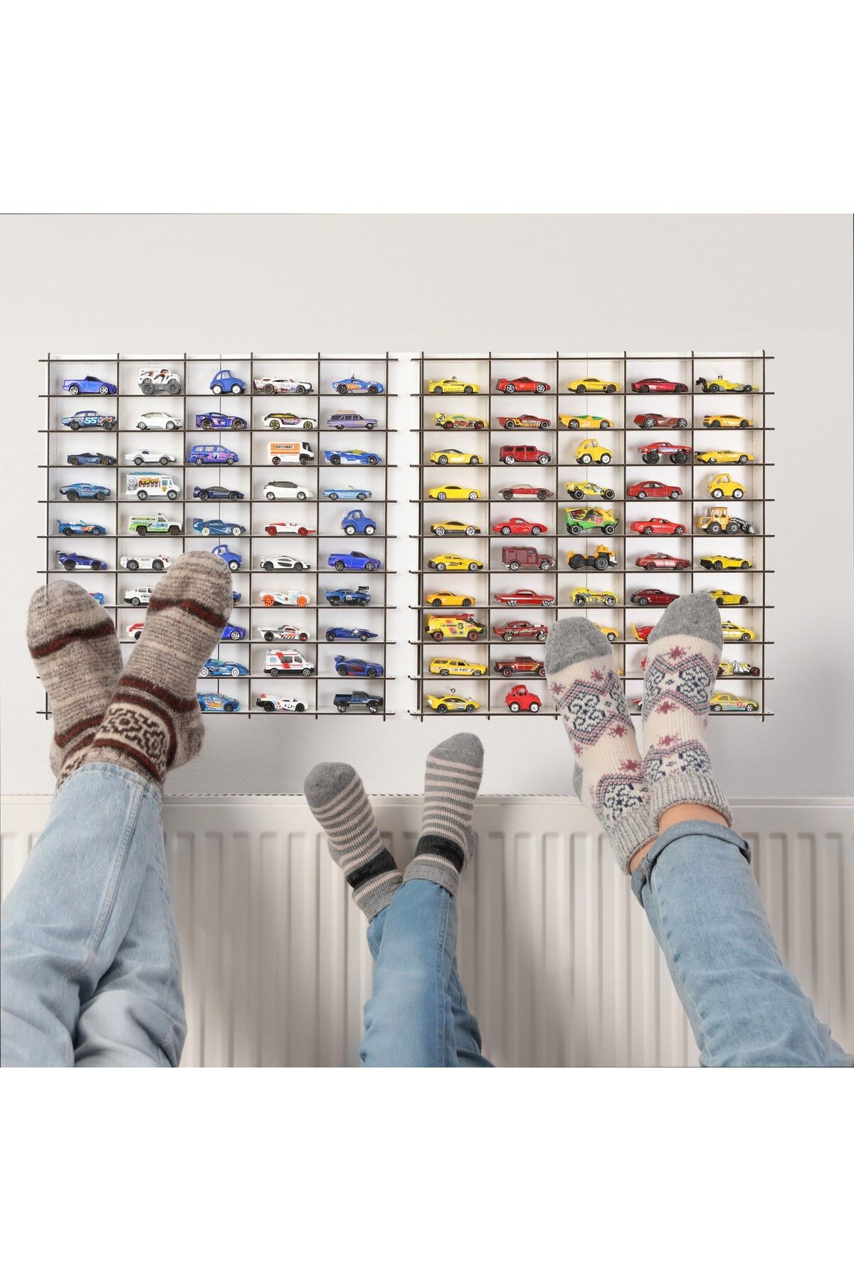 1/64 Hotwheels Matchbox Uyumlu Hobi Koleksiyon 100LÜ Set Model Oyuncak Araba Rafı