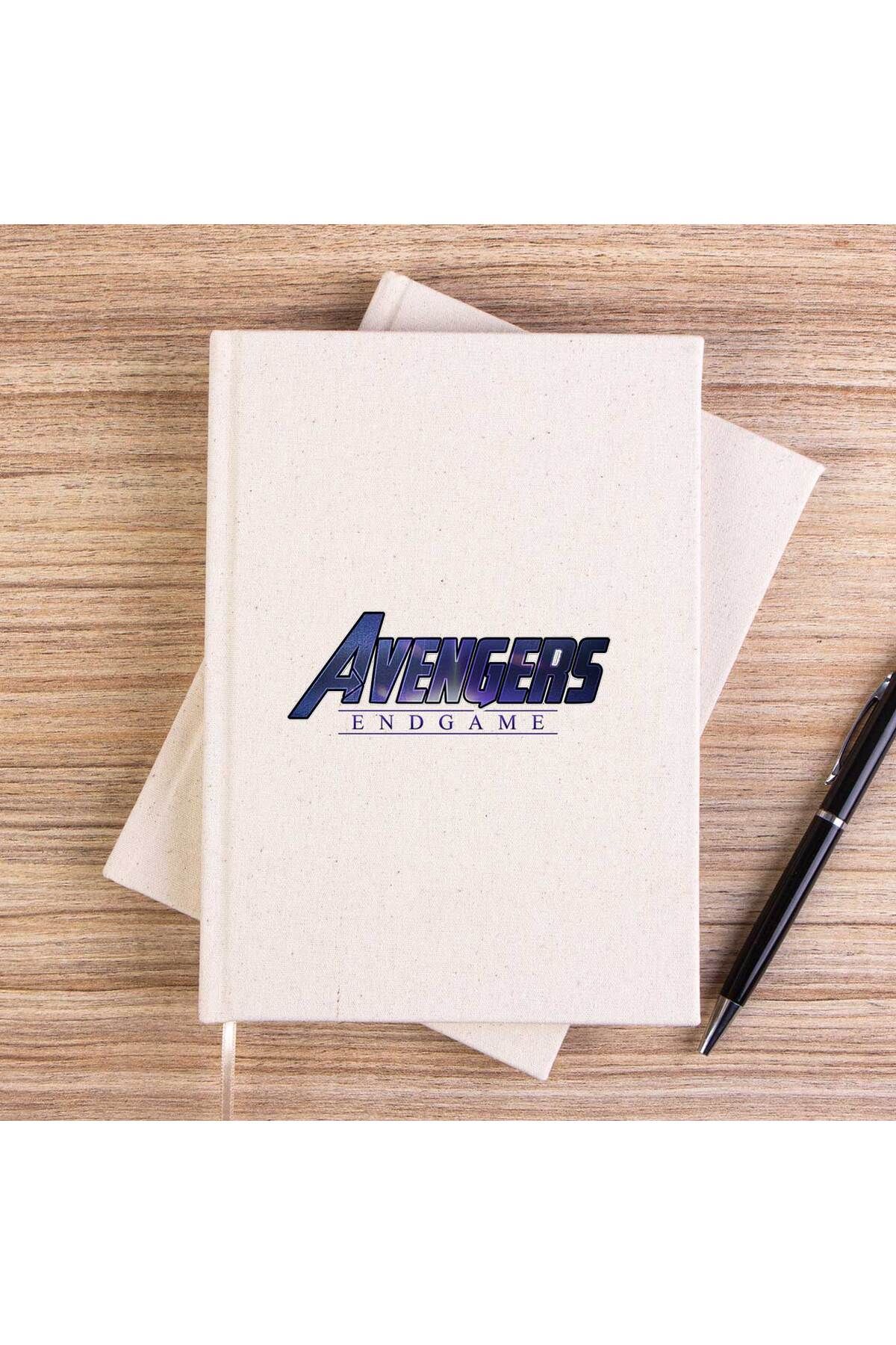 Z zepplin-Avengers End Game Logo 3 دفتر قماش غير مبطن 1