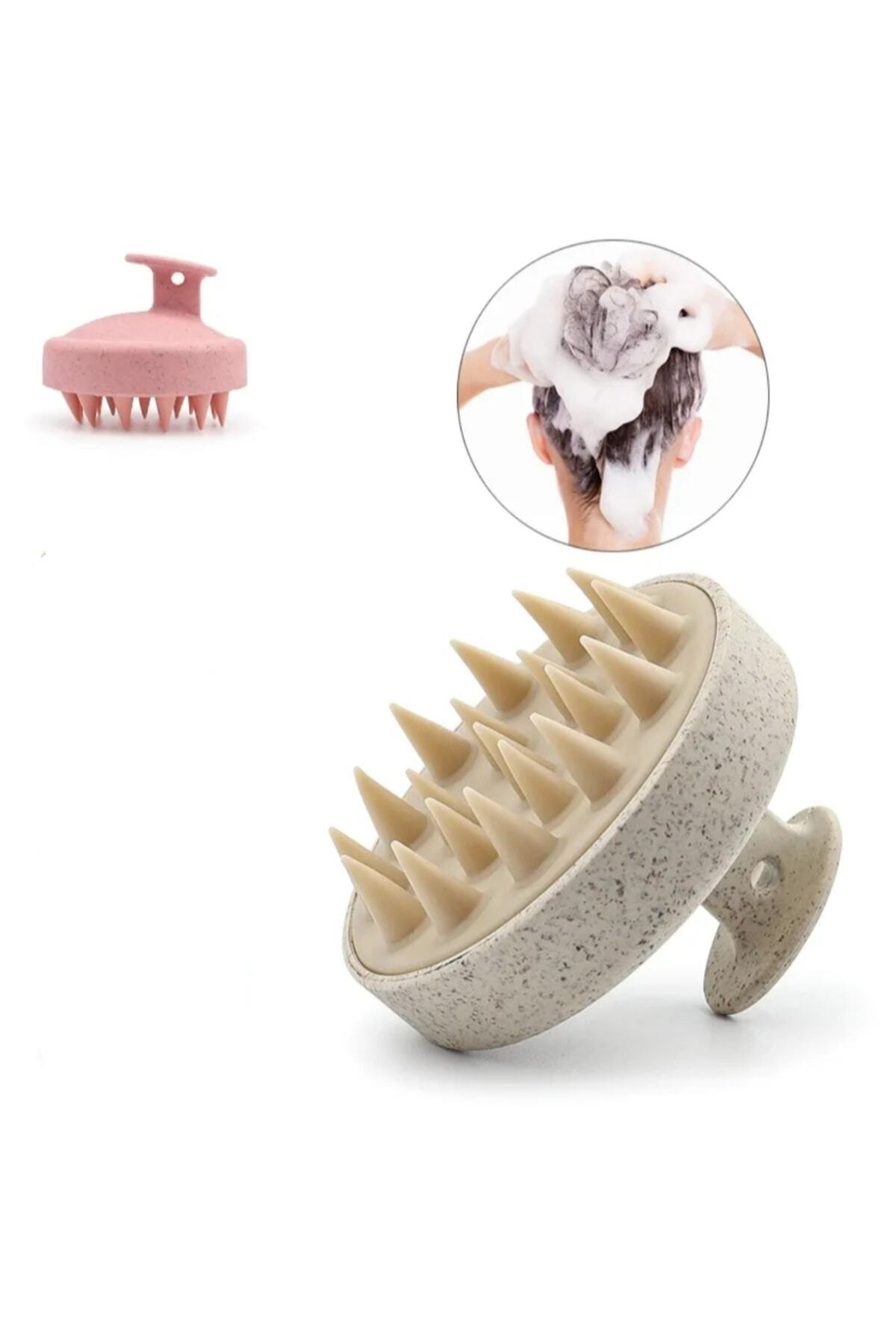 monalisatoka Saç Bakım Fırçası Saç Derisine Masaj Yapan Şampuan Silikonlu Tarak