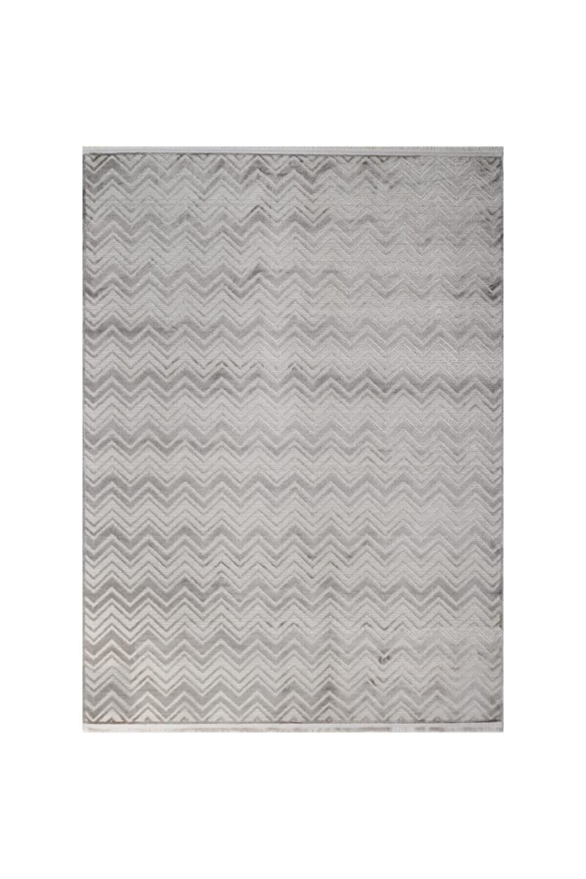 Pera 13316 Polyester Gri Modern Salon Halıları