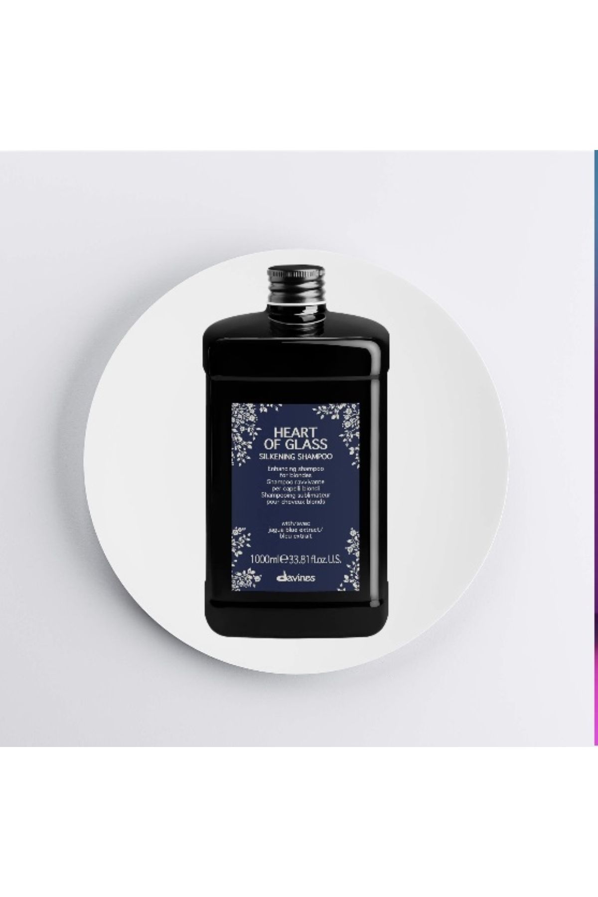 Davines-شامبو إصلاح المسح - قلب الزجاج 1000 مل شعر أشقر - BSECRETSQuality125 3