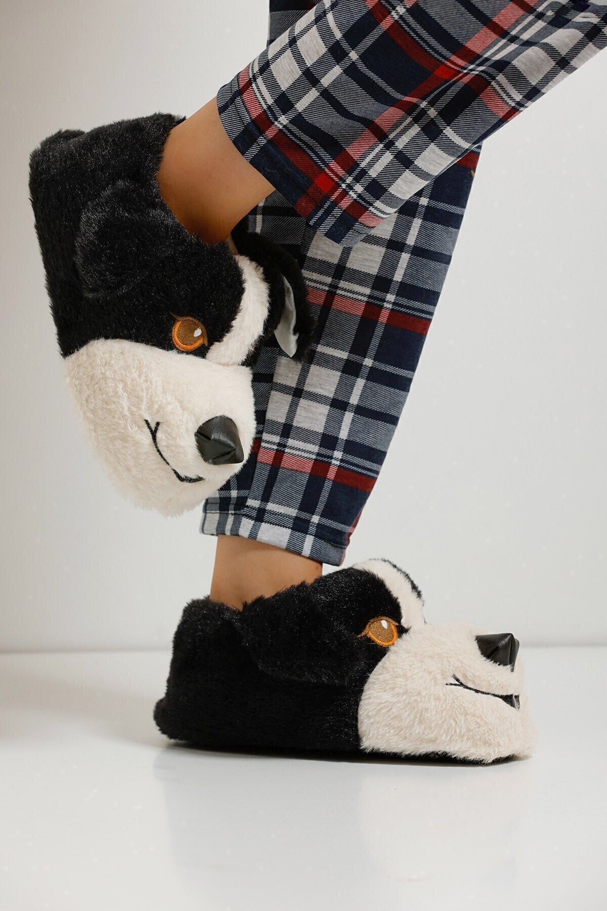 Bernese mountain dog slippers top