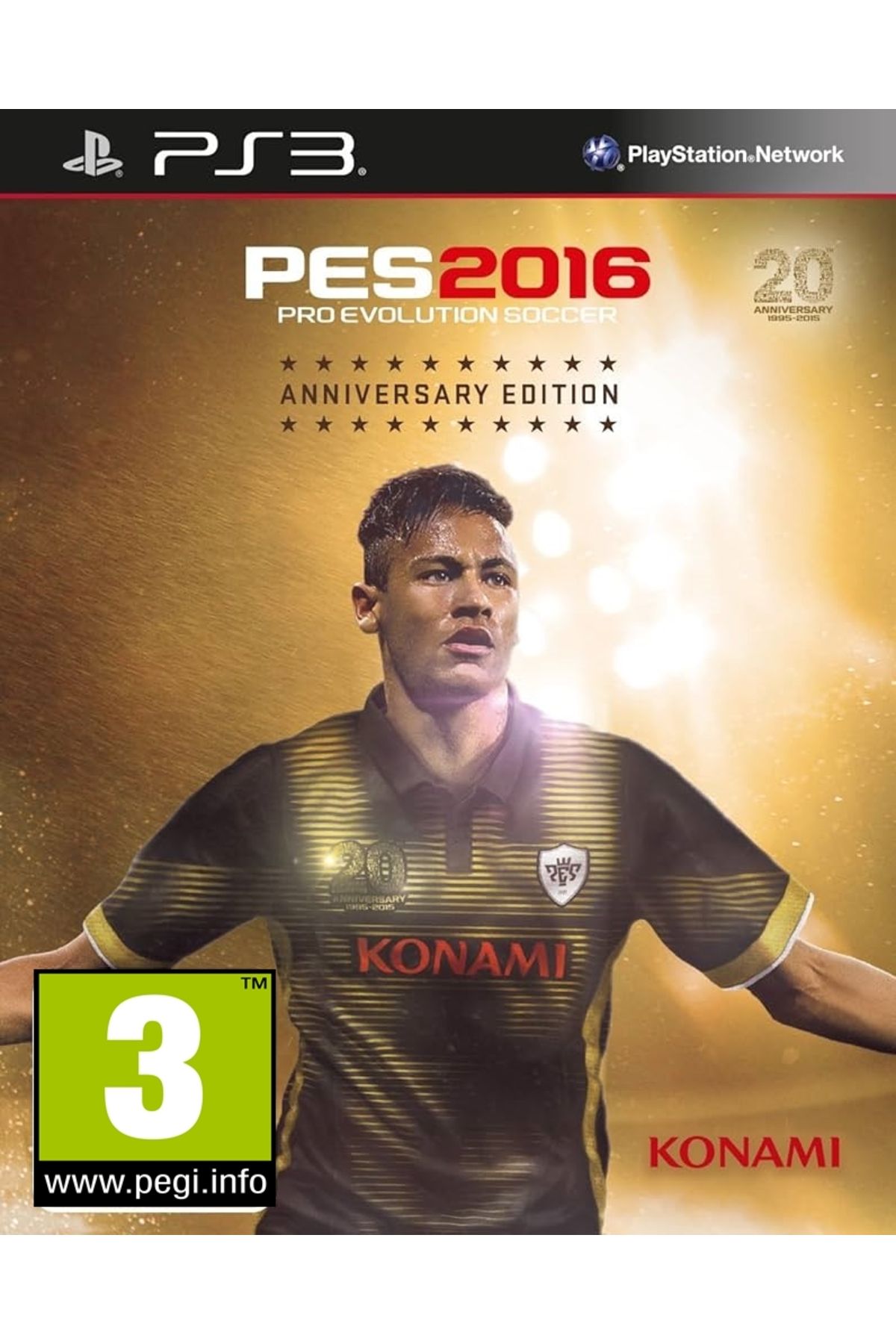KONAMI Pes 2016 Anniversary Edition Ps3 Oyun Sıfır - Jelatinli - Özel Nadir Sürüm
