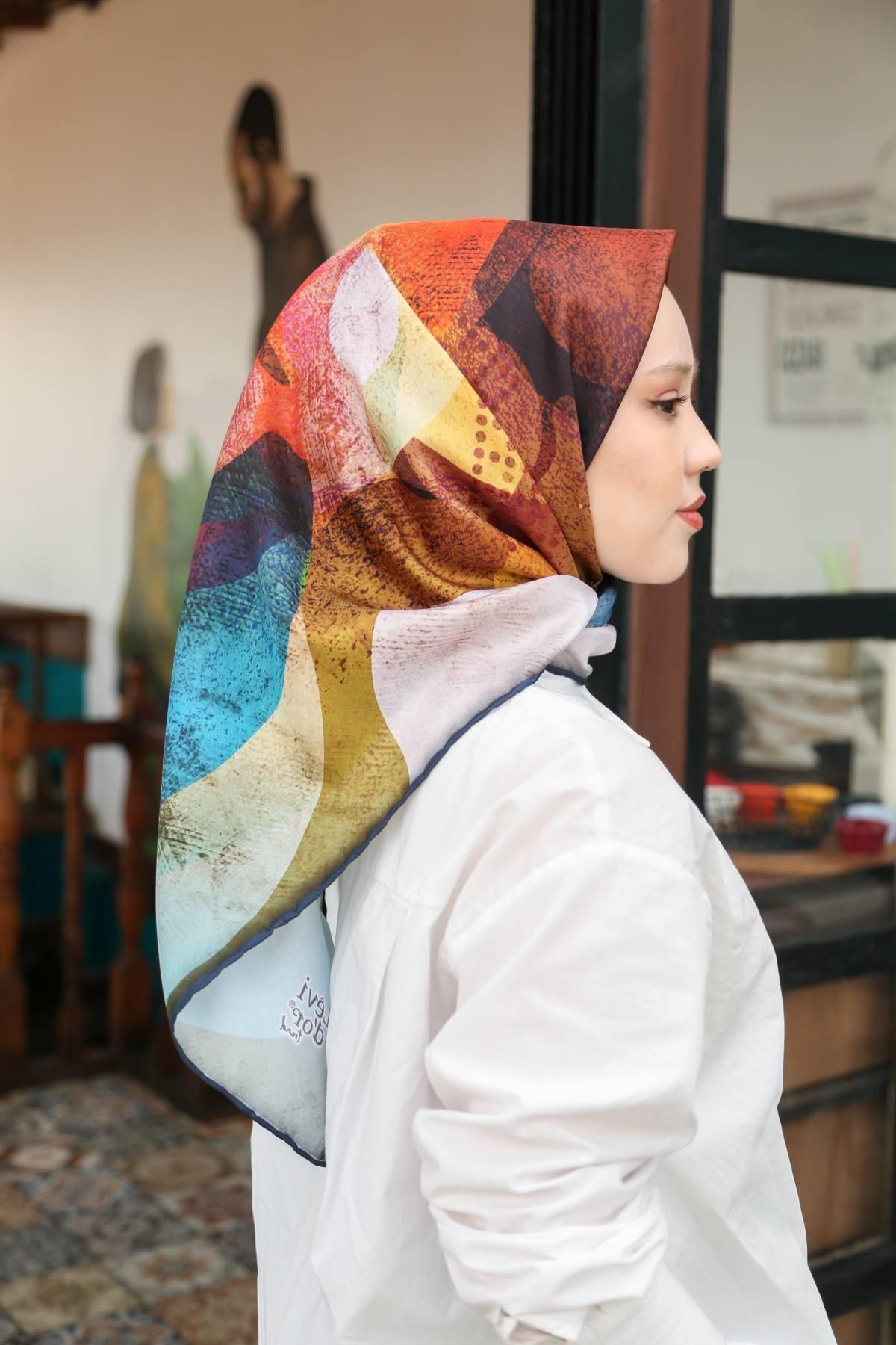 روسری چند رنگ Twill Trend LDT3132 254 Levidor